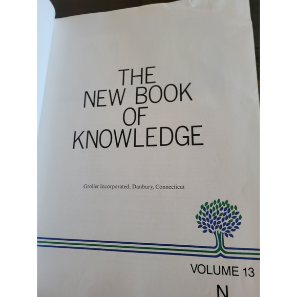 1991 New Book Of Knowledge Grolier Education Hardcover Encyclopedia Vol 13 (N) - Picture 6 of 11
